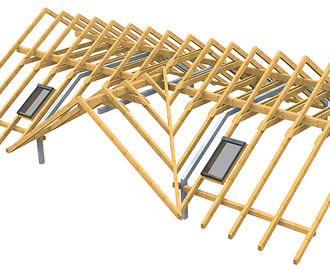 Střechy Novák - Výroba CNC krovu