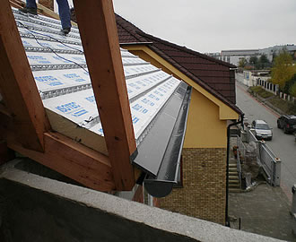 Střechy Novák - Nadkrokevní izolace