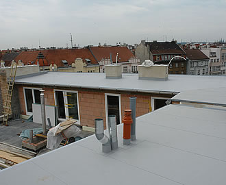 Střechy Novák - Pokrývačství - Plochá střecha